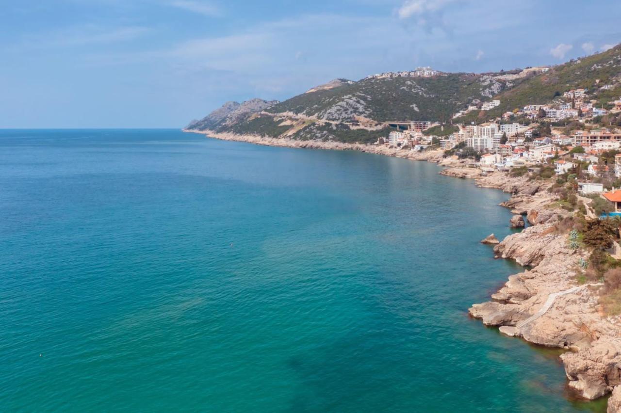 Villa Blue Bay Dobra Voda Bagian luar foto