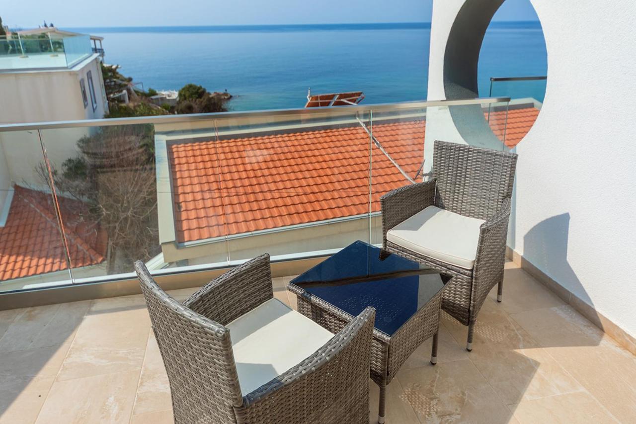 Villa Blue Bay Dobra Voda Bagian luar foto