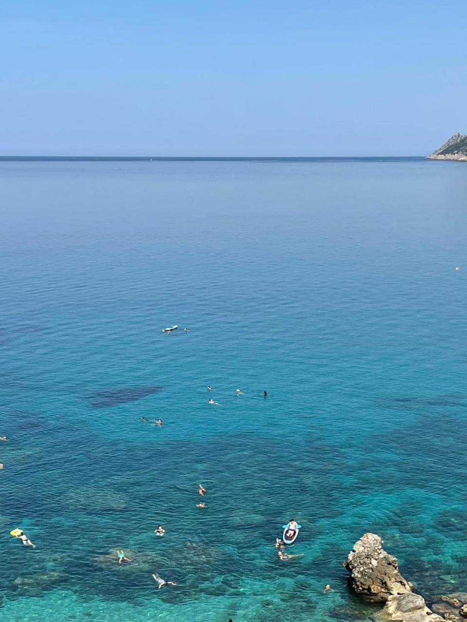Villa Blue Bay Dobra Voda Bagian luar foto